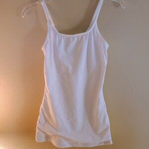 Maidenform White Camisole Shapewear Firm Control Tank Top Womens Size L